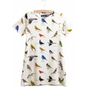 Snurk T-Shirt Dress Kids Bird Watching-Maat 104