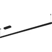 Fantasia Bardot medium hanglamp, aluminium, LED 40W 3000K warm wit, 785 lumen, dimbaar, IP20, 1800mm breed, mat zwart