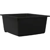 vidaXL Keukenwasbak Zwart 38 x 44 x 20 cm Graniet