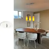 Lightswing Zero - Ophangsysteem voor Hanglamp - 360° draaifunctie - Mat Wit