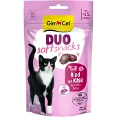 GimCat Duo Kattensnack Rund & Kaas 50 gr