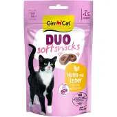 GimCat Duo Kattensnack Kip & Lever 50 Gr