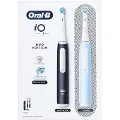 Oral-B iO Serie 3 DUO Elektrische Tandenborstel, Zwart/Blauw