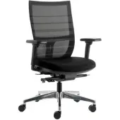 Euroseats Bureaustoel Gaas Zwart 490 x 1150 mm