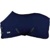 BASELINE Polar Fleecedeken - Paardendeken - Maat: 215 - Donkerblauw - Fleece