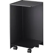 SmartaSaker WC Rolhouder met wieltjes Tower Black