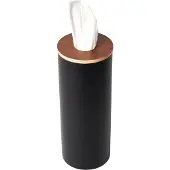 Yamazaki Tissuebox Rin Round Black