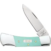 Case Knives Case Lockback 18106 Smooth Seafoam Green G10 101225L SS, zakmes