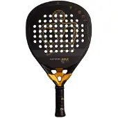 Black Crown Patron Gold Padelracket, goudkleurig, 355-370 gram. Goudkleurig, 355-370 gram