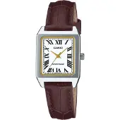 Casio Analoog horloge bruin / goud / zilver / wit