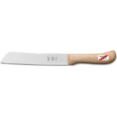 Robert Herder Herder Hamburgermes/ Broodmes - 18 cm - Carbon staal - Beukenhout