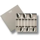 Mepra Koffielepels Evento Zilver (6-delig)