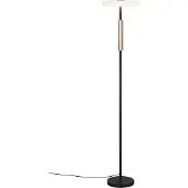 TRIO Led vloerlamp Celeste wit glas