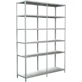 Schulte Legborden zonder grendels, H 2300 x B 1600 x D 500, wit