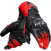 Dainese Fiero Metal Zwart Wit Fluo Rood Handschoenen Maat 3XL