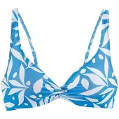LASCANA Sportbikinitop hemelsblauw / wit