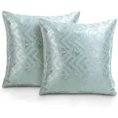 Restilo AmeliaHome Navia Sierkussenhoes Mintgroen Blackout Suede Shine 45x45