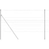 vidaXL Grond Fix Gelast Draadhek 50 x 1,2 m Gegalvaniseerd staal Mesh