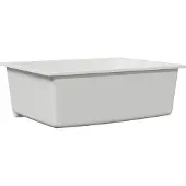 vidaXL Keukenwasbak Wit 54 x 44 x 20 cm Graniet