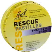 Bach Rescue pastilles zwarte bes 50 g Pastilles