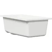 vidaXL Keukenwasbak Wit 21 x 44 x 14 cm Graniet