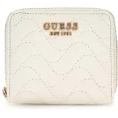 GUESS Portemonnee Melisandra SLG Small Zip Around Wallet Shell Crème