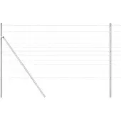 vidaXL Grond Fix Gelast Draadhek 50 x 1,2 m Gegalvaniseerd staal Mesh
