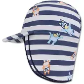 Swim Essentials Striped Bluey Sun Swim Cap