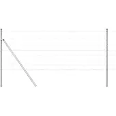 vidaXL Grond Fix Gelast Draadhek 25 x 0,8 m Gegalvaniseerd staal Mesh