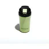 Muitomas Thermofles - Dubbel geïsoleerde voering -350ml – Vergrendeling op dop - 12 uur warm of 24 uur koude dranken – Groen