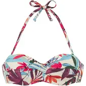 LASCANA Bikinitop crème / lichtblauw / donkergroen / lila / pink