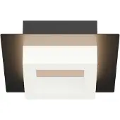 Masterlight Plafondlamp Piazza zwart 20x20cm