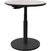 AVH-Collectie San Sebastian bijzettafel 59xH45-65 cm rond aluminium sintered stone antraciet