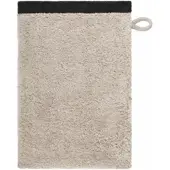 Cawö Washandje Lifestyle Splash Reversible Linen/Basalt (Set van 6)
