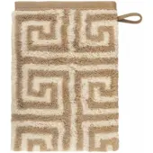 Cawö Washandje Noblesse Elegance Allover Sand (Set van 6)