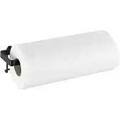 Wenko Gala Keukenrolhouder wand zwart staal 31cm - Keukenpapierhouder wand