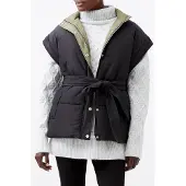French Connection Auden Puffer Gilet Vest Blackout Maat: M | Gilets Outlet | Dames | Zwart