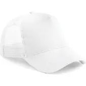 Beechfield Snapback Trucker Wit