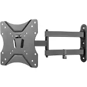 Deltaco OFFICE ARM-0253, Kantelbaar, draaibaar, TV Beugel, inklapbaar, 23"- 42 inch, max. 25 kg, zwart