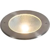 QAZQA Moderne grondspot staal incl. 20W LED - Bridge