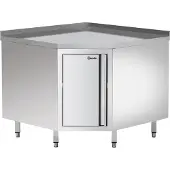 Bartscher Hoekkast - Met achteropstand en tussenschap - B 1000 x D 1000 x H 850-900 mm