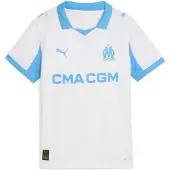Puma Functioneel shirt 'Olympique de Marseille 25/26' lichtblauw / wit