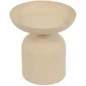 Countryfield Kandelaar Op Voet Beige 10x10x11cm Roze roze Metaal Kandelaar