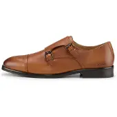JOOP! Veterschoen 'Pero Kleitos Monk' cognac