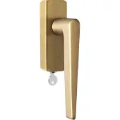 Formani Basics LB21H-DKLOCK-O draaikiepgarnituur afsluitbaar - PVD mat goud