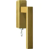 Formani Basics BSQ2-DKLOCK-O draaikiepgarnituur afsluitbaar - PVD mat goud