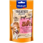 Vitakraft Treaties Minis Rund & Wortel - hondensnack - 48 gram