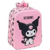 Hello Kitty Schoolrugzak Kuromi Roze 22 x 27 x 10 cm