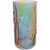 CosyDecor Vaas Rainbow Glas Dia8,5x17cm Multi multi Glas Vaas