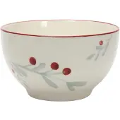 Svenska Living Schaaltje 'Berry' rood Ø14cm